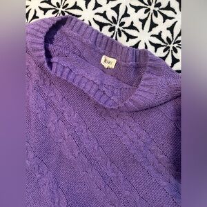 Purple sweater